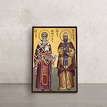 Ікона Святі Кирило та Мефодій 10 Х 14 см