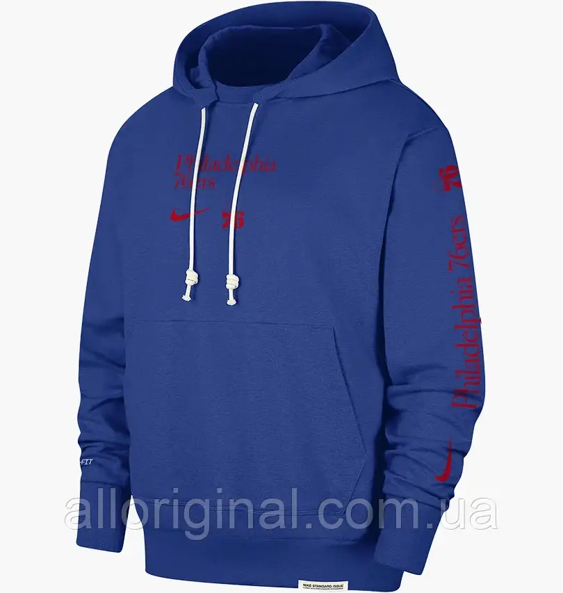 AllOriginal com ua Худі Nike Philadelphia 76Ers Standard Issue Courtside Dri-Fit Nba Hoodie Blue FD8601-495, фото 1