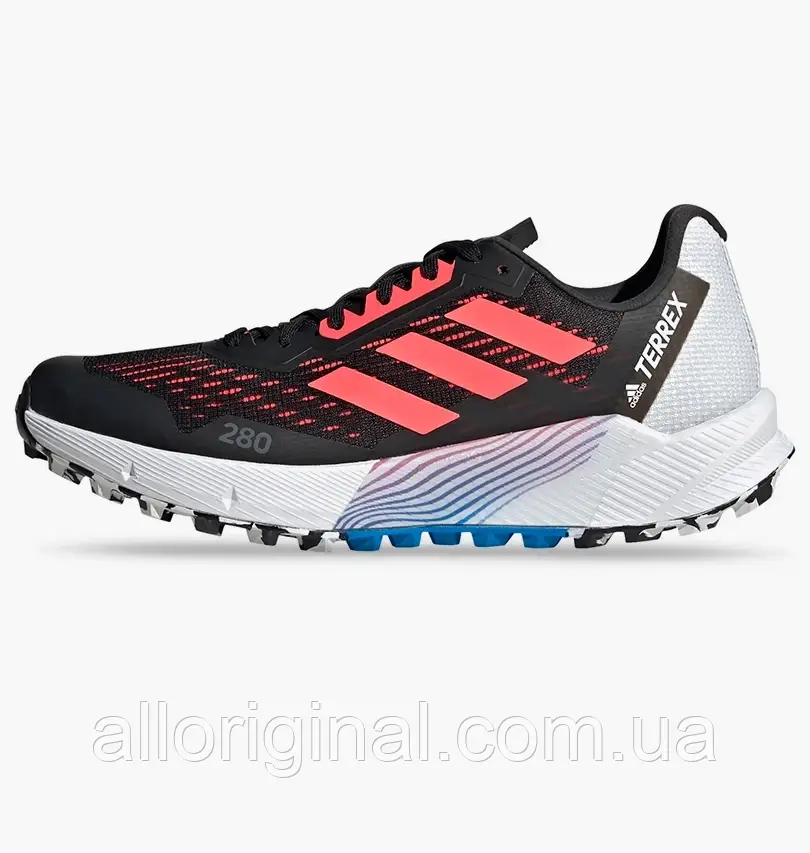 AllOriginal com ua Кросівки Adidas Terrex Agravic Flow 2 Trail Running Shoes Black/Pink H03190 РОЗМІРИ