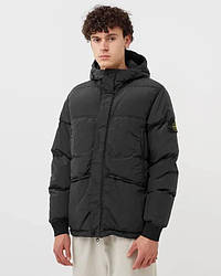 Пуховики STONE ISLAND NYLON METAL ЧОРНИЙ