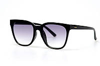 Классические черные очки женские на лето солнцезащитные очки Seli Класичні чорні окуляри жіночі на літо
