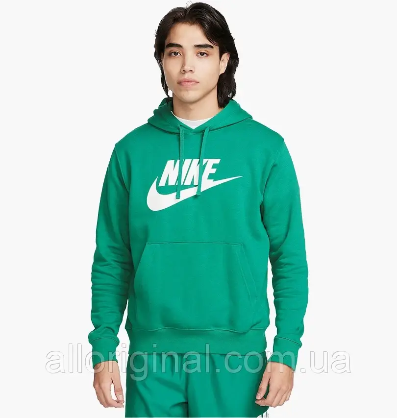 AllOriginal com ua Худі Nike Sportswear Club Fleece Graphic Pullover Hoodie Green BV2973-365 РОЗМІРИ ЗАПИТУЙТЕ, фото 1