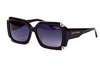 Черные брендовые женские очки классические очки от солнца для женщин Louis Vuitton Seli Чорні брендові жіночі