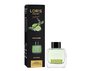 Аромодифузор "Пачулі та бергамот" Loris Parfum Patchouli & Bergamot Reed Diffuser