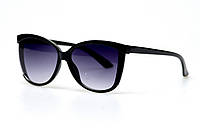 Черные женские очки классические солнцезащитные очки на лето Seli Чорні жіночі окуляри класичні сонцезахисні