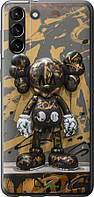 Силиконовый Чехол на Samsung Galaxy S21 Plus Bronze kaws , Украина (Made in Ukraine)