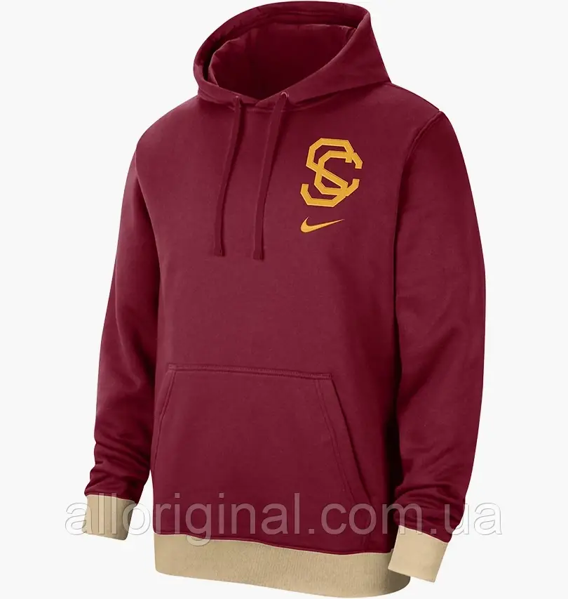 AllOriginal com ua Худі Nike Usc College Retro Fleece Hoodie Bordo FJ9813-613 РОЗМІРИ ЗАПИТУЙТЕ, фото 1