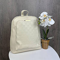 Сумка-рюкзак трансформер 2 в 1 сумка рюкзак в стиле Гучи белая Seli Сумка-рюкзак трансформер 2 в 1 сумка
