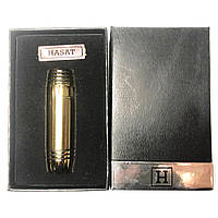 Турбо-зажигалка с пробойником для сигар в подарочной коробке HASAT 56659, зажигалки GY-813 газовые ТУРБО