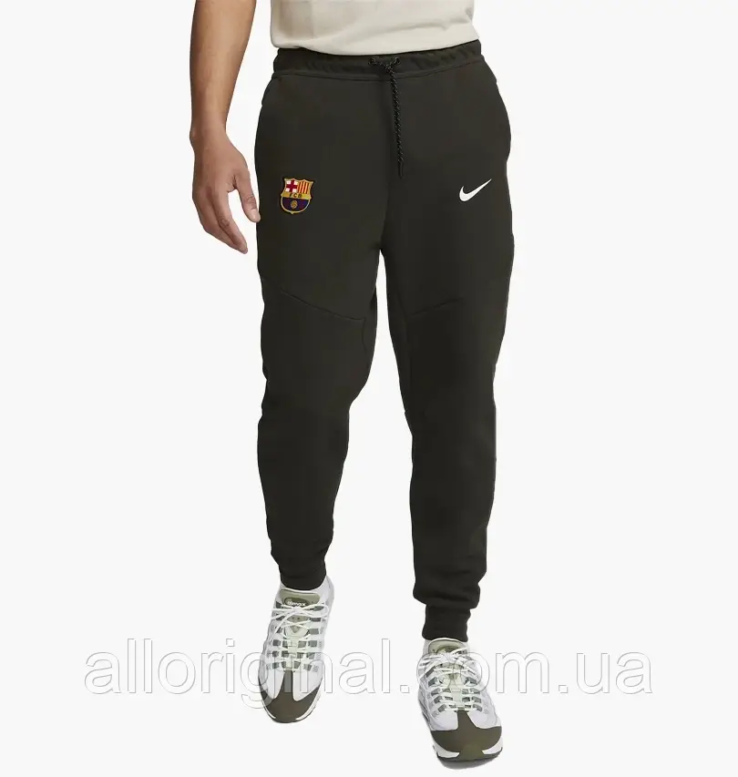 AllOriginal com ua Штани Nike Fc Barcelona Tech Fleece Olive DV5555-355 РОЗМІРИ ЗАПИТУЙТЕ, фото 1