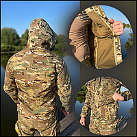 Чоловіча американська куртка парку tactical series військова комплект тактична куртка multicam QAX Voїn