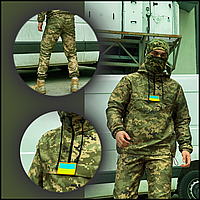 Костюм тактический мужской, комплект terra формы камуфляж пиксель зеленый военный, камуфляжные анораки Voїn