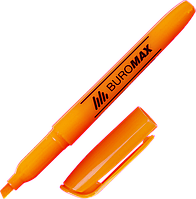 Маркер текстовий круглий, текстовиділювач (2-4мм, помаранчевий) Buromax Jobmax BM.8903-11