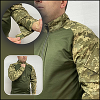 Армейская рубашка ubacs vogel пиксель, рубашка повседневная для военнослужащих, боевая рубаха Voїn