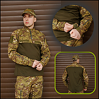 Тактическая рубашка убакс мультикам, рубашка повседневная для военнослужащих, мужские рубахи Voїn
