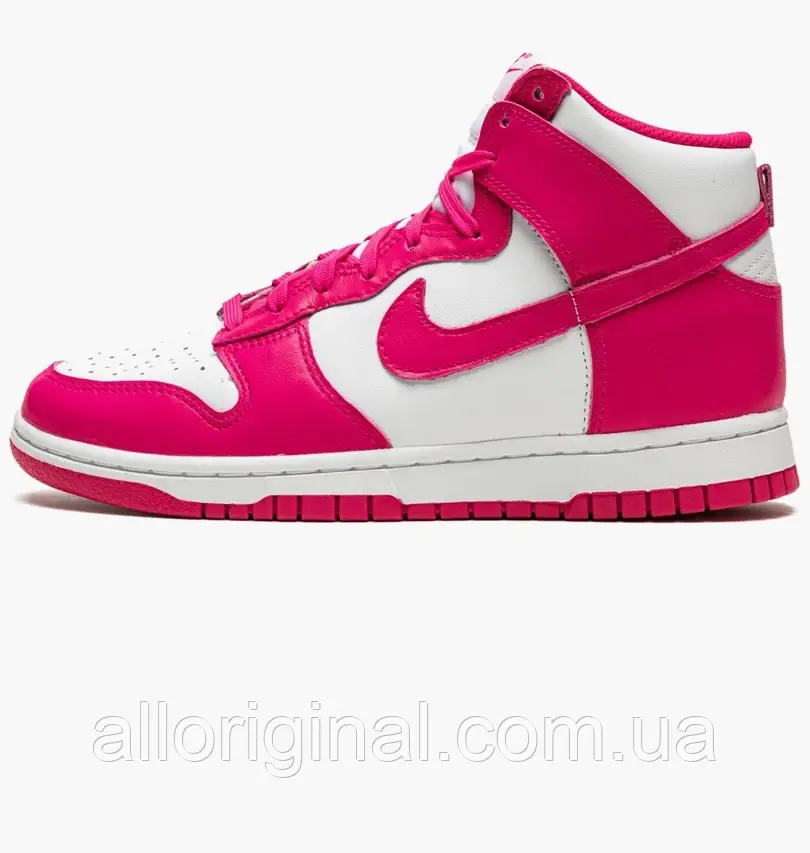 AllOriginal com ua Кросівки Nike Wmns Dunk High White/Pink DD1869-110 РОЗМІРИ ЗАПИТУЙТЕ, фото 1