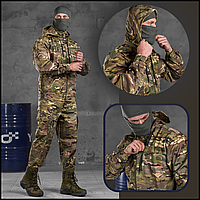 Камуфляжная форма штурмовая мультикам, тактический костюм defender multicam с мембранной тканью Voїn