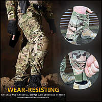Армейские штаны Tactical han-wild весенние рип-стоп мультикам, брюки тактические камуфляжные штаны мульти Voїn