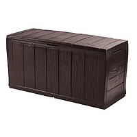 Садовый сундук Keter Sherwood Storage Box 270 л, коричневый (230403)(7555613151756)