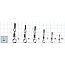 Застежка для рыбалки быстросъемная с вертлюгом Gurza Rolling swivel/Line clip №8 10шт, фото 2