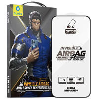 Захисне 3D скло Blueo Invisible Airbag Anti-broken для Apple iPhone 14 Pro Max / 15 Plus /16 Plus Чорний