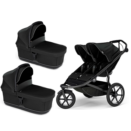 Дитяча коляска для двійнят 2 в 1 Thule Urban Glide 3 Double, фото 1