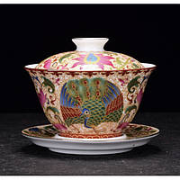 Гайвань Павлин 150 мл (керамика) для чайной церемонии