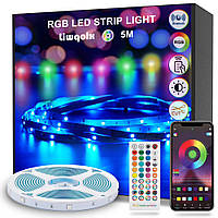 Світлодіодні стрічки 5 м | світлодіодні лампи RGB Bluetooth із пультом дистанційного керування
