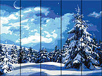 Картина по номерам на дереве "Зима" 30х40 см ArtStory Разноцветный (2000002213758)