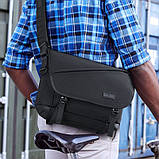 Сумка месенджер через плече Tigernu T-S8098 (Чорний), фото 7