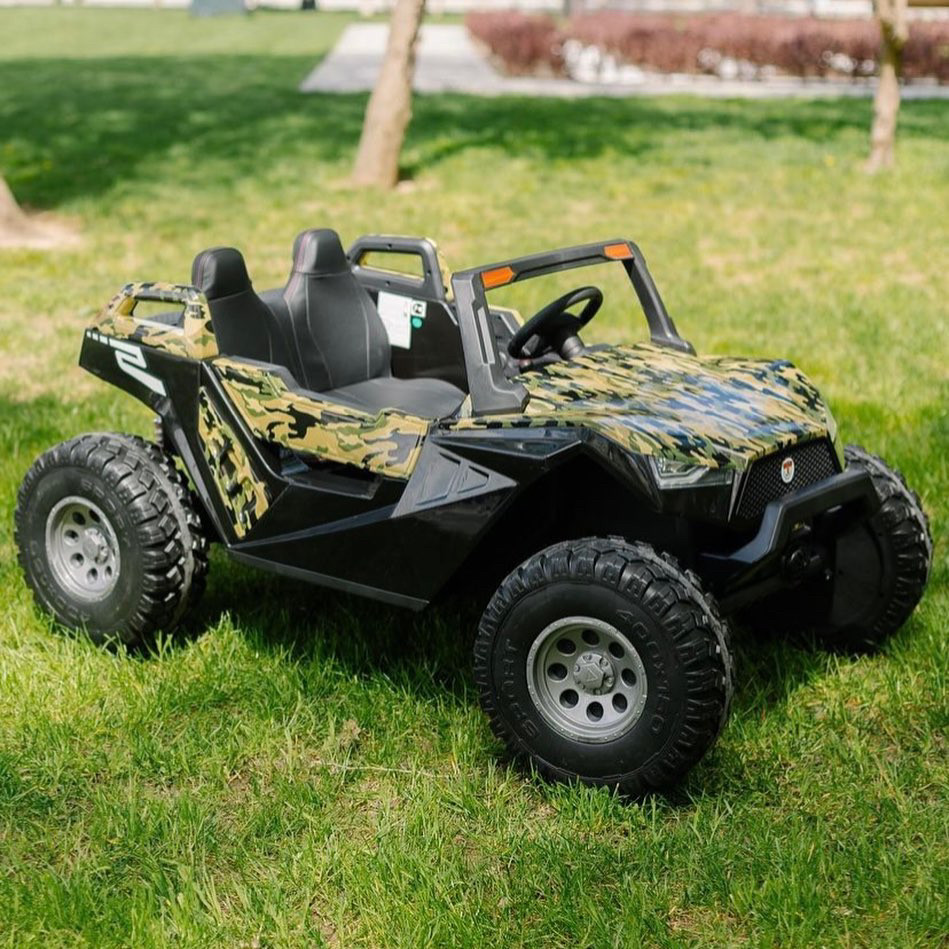 Дитячий електромобіль на акумуляторі Багі M 4170 (24 V) з пультом радіокерування для дітей 3-8 років камуфляж