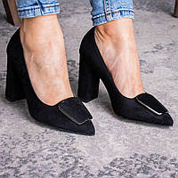Туфли женские на каблуке Fashion Mugsley 2376 35 размер 23 см Черный d