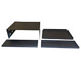 Корпус металевий MiBox MB-40 (Ш304 Г230 В100) чорний, фото 2