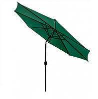 Садовый зонт с наклоном для дачи для сада для пляжа на 8 спиц Bonro B-016 зеленый диаметр 3 метра