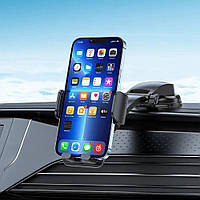Автомобильный держатель для телефона на торпеду или лобовое стекло Hoco CA118 чёрный