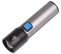 Ручной тактический светодиодный фонарь аккумуляторный Bailong BL-K31 USB CHARGE+ ZOOM (1757884280)