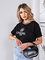Женская футболка Турция Летняя футболка 42-44,44-46 Модная футболка Футболка с надписью Футболка с принтом P&T