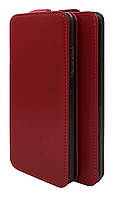 Чехол из натуральной кожи Genuine Leather Flip для LG P713 Optimus L7 II Красный