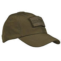 Бейсболка Mil-Tec SoftShell Baseball Cap - Olive 12317501