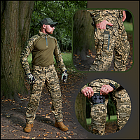Военный костюм тактический летний камуфляж пиксель зсу мужской оригинал, форма штурмовая 48 Voїn