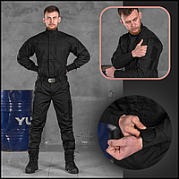 Тактический костюм черный police, летняя форма комплект для полиции, костюмы для мальчиков L Voїn