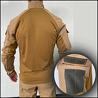 Штурмовая тактическая рубашка койот coolmax ubacs для военнослужащих, боевая рубаха убакс Voїn