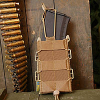 Штурмовой подсумок single pistol mag pouch для магазинов, армейский подсумок закрытого типа Койот Voїn