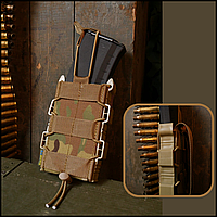 Военный открытый подсумок single pistol mag pouch,под магазин с жестким каркасом, подсумки военные Voїn