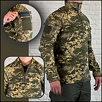 Тактическая армейская боевая огнеупорная флисовая рубашка убакс пиксель повседневная для военнослужащих Voїn