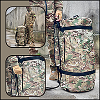Тактический вещевой армейский баул всу мультикам, сумка тактическая 100 л, армейские спец сумки Voїn