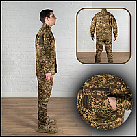 Боевой весенний костюм тактический для военных зсу рип стоп хищник камуфляж, тактическая форма Voїn