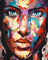 Картина по номерам Портрет в красках 40x50 см Brushme Разноцветный (2000002768951)