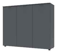 Комод Doros Рон 6 3 фасади Графіт 120х38х100 (41516000)