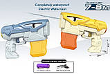 Водний водяний пістолет X1-BC2 на акумуляторі, ємність для води 300 мл, акумулятор, USB, 2 кольори, ціна за 1 шт., фото 2